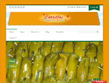 Tablet Screenshot of carrillostortilleria.com